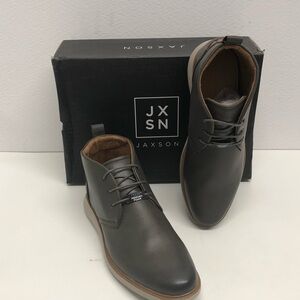 Jaxson casual chukka boot lace up gray sneakers